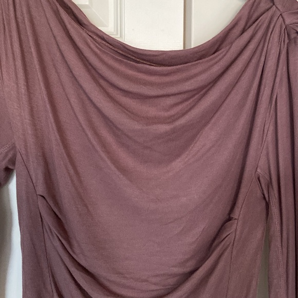 Free People Mauve Long Sleeve Top - Picture 3 of 8